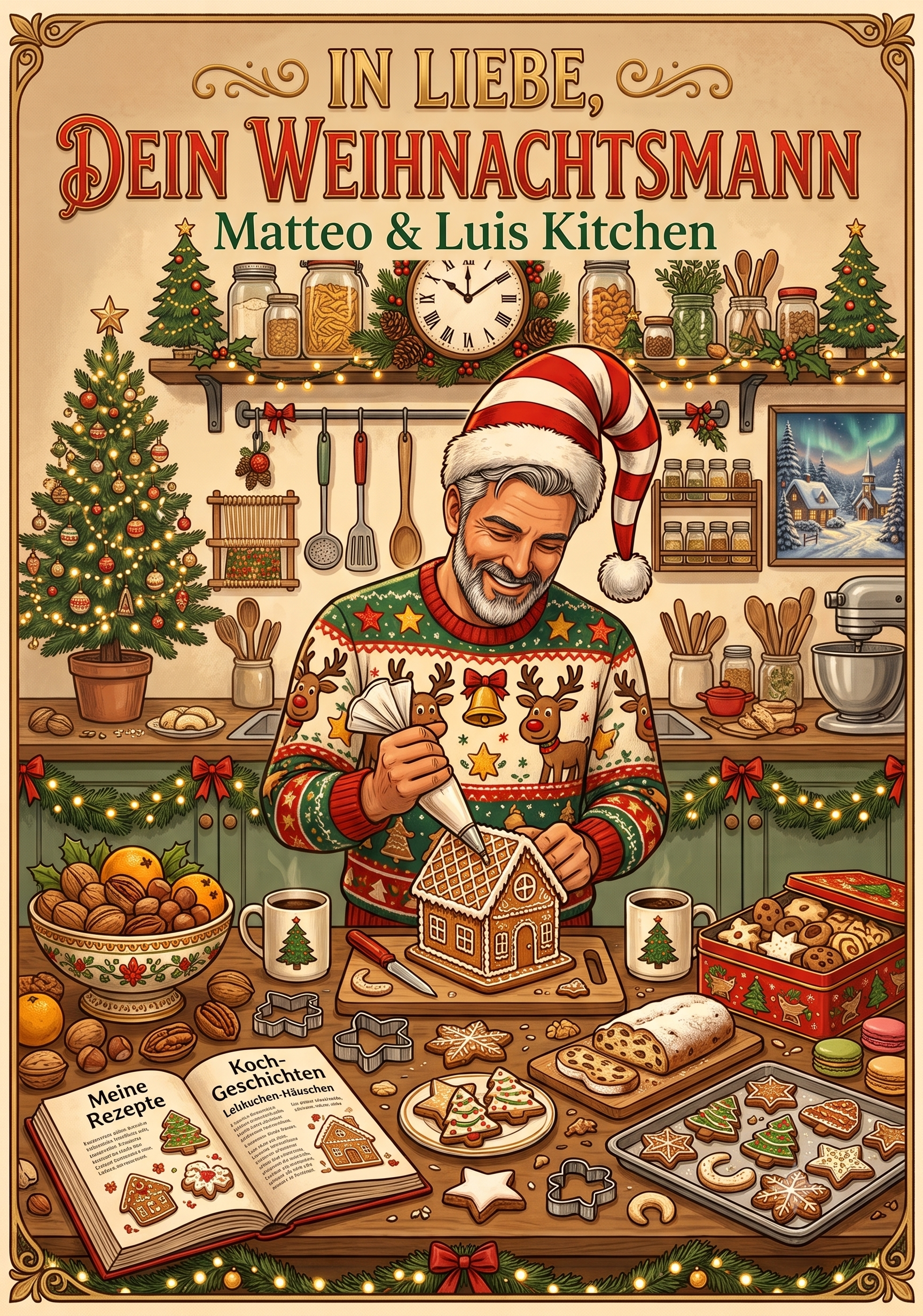 „In Liebe, dein Weihnachtsmann“. Rezepte aus der Herzhaus-Küche voller Duft und Genuss, die zu Erinnerungen werden.