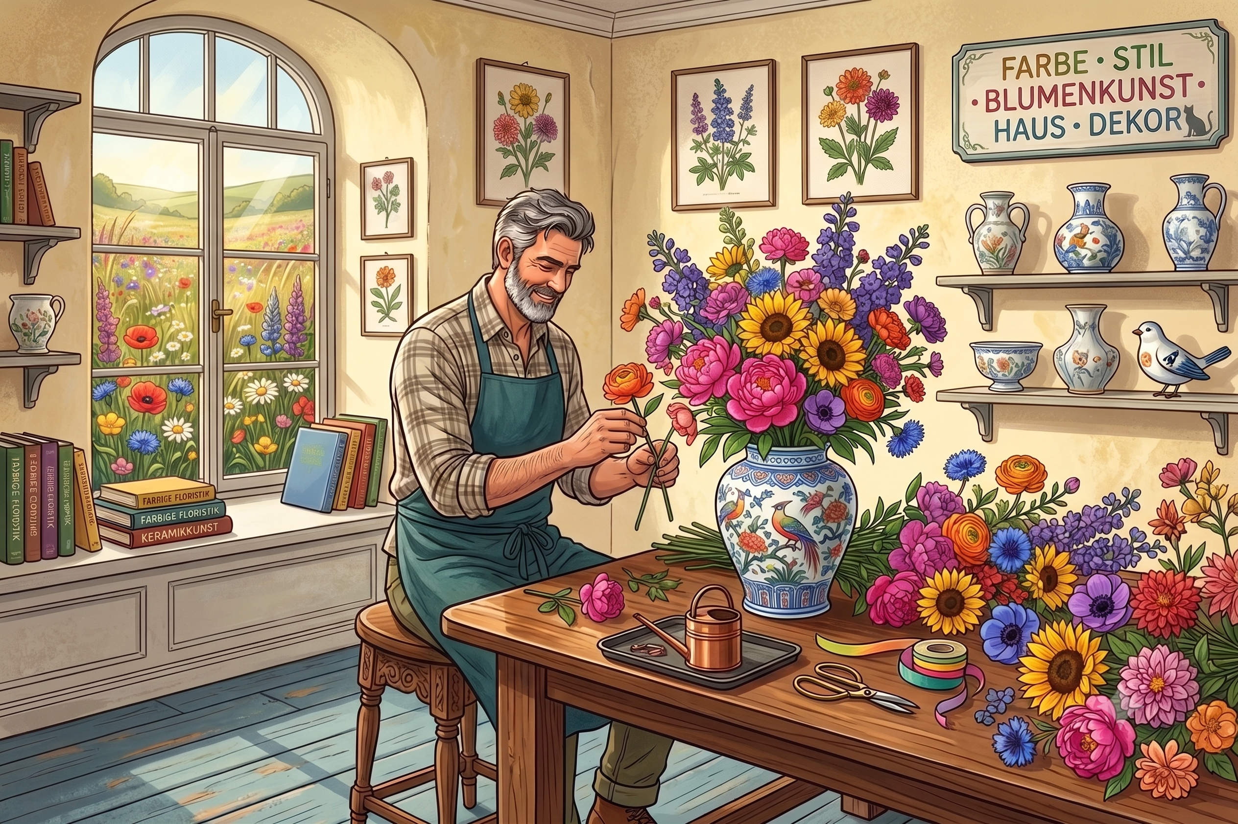 Blumen sind für Matteo mehr als Dekoration. Sie sind Ausdruck von Stimmung.