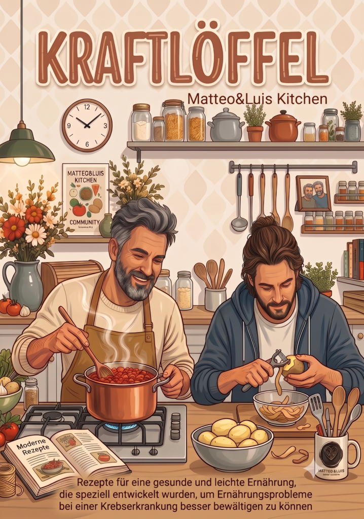 Kraftlöffel. Matteo und Luis entwickeln wohltuende Rezepte, die in schweren Zeiten Kraft und ein Stück Lebensfreude schenken.