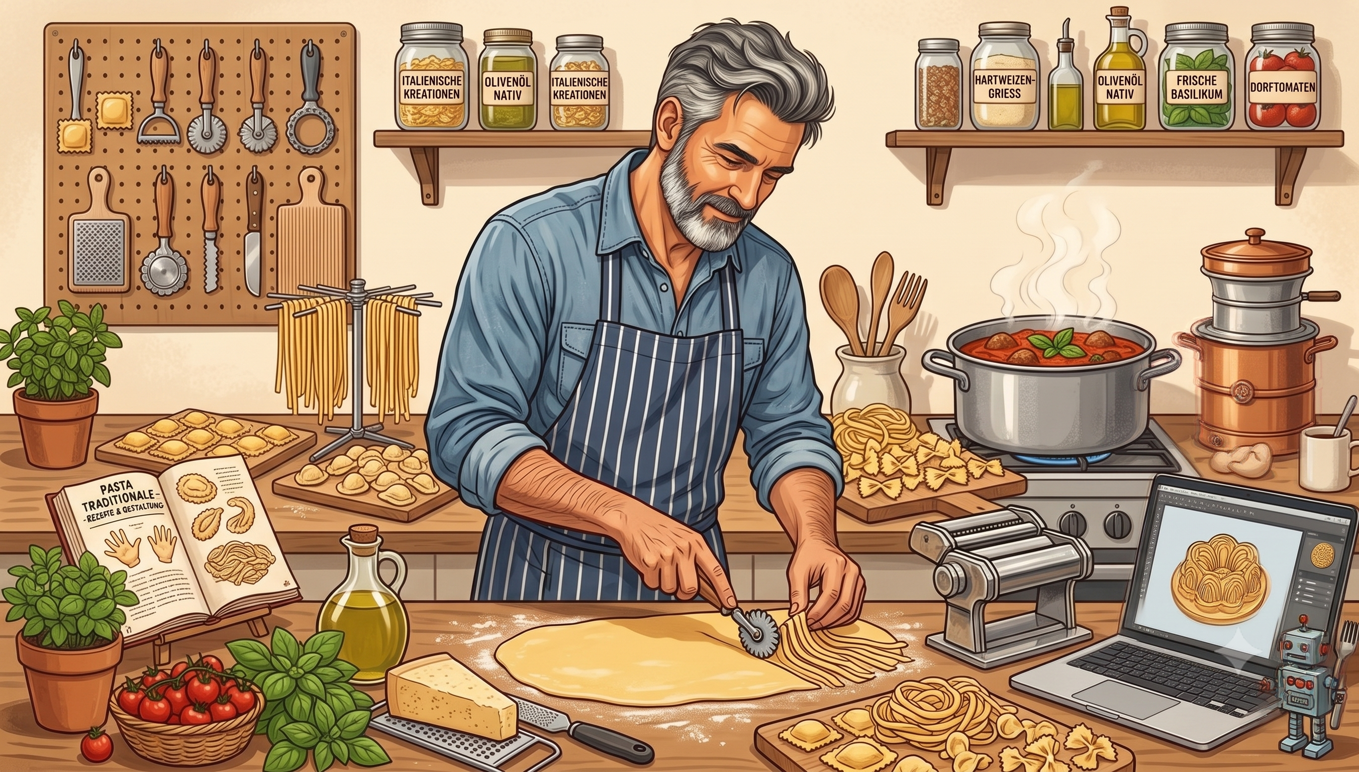 Für Matteo ist ein Rezept niemals nur eine Liste von Zutaten. Er sammelt Geschichten.