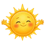 Sunny, die lachende Sonne aus dem Herzhaus von Matteo&Luis